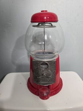 Unbranded Red Retro Tabletop Gumball Dispenser